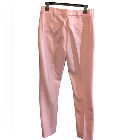 Nwt Burberry Light Pink Women's Pants Wool Lined Dress Career Stylish 4 - Picture 3 of 11